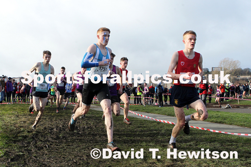 Mens short race  2020 BUCS Cross Country Champs., Edinburgh.  Photo: David T. Hewitson/Sports for All Pics